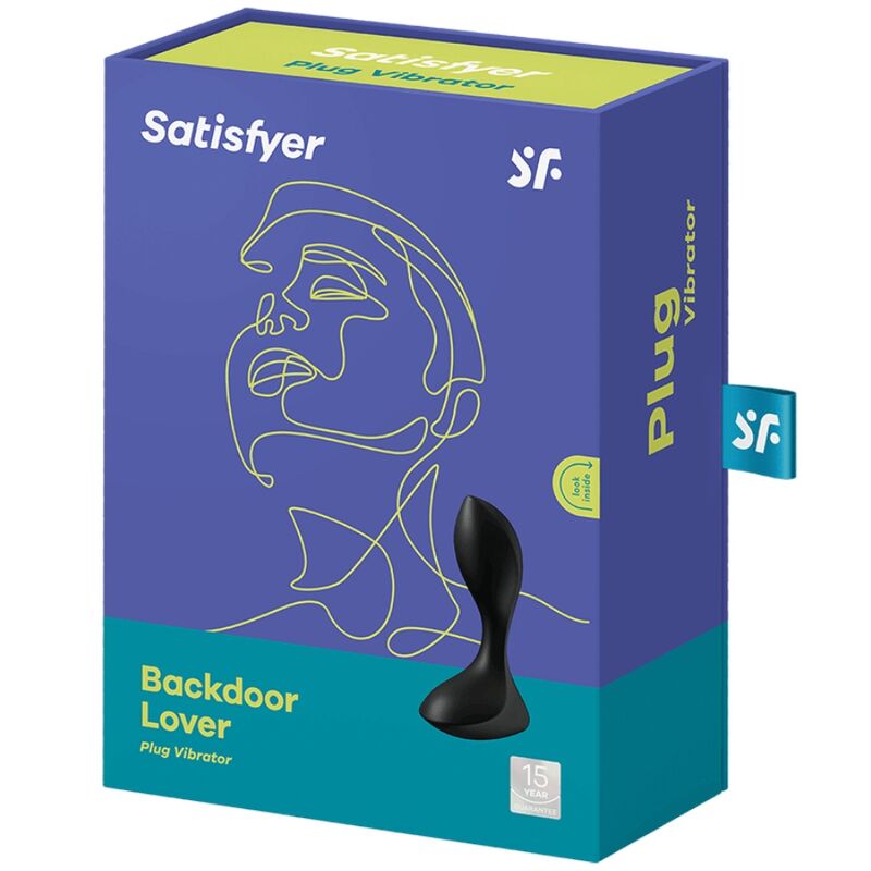 Satisfyer Backdoor Lover Anal-Plug Vibrator – schwarz, 15J Garantie