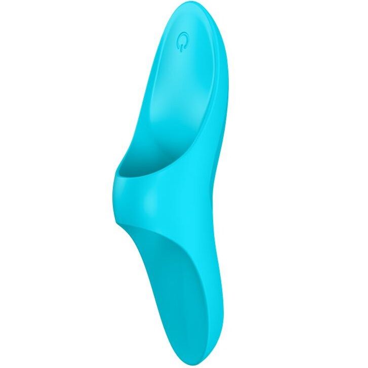 Satisfyer Teaser Finger-Vibrator – blau, Silikon, Multizonen
