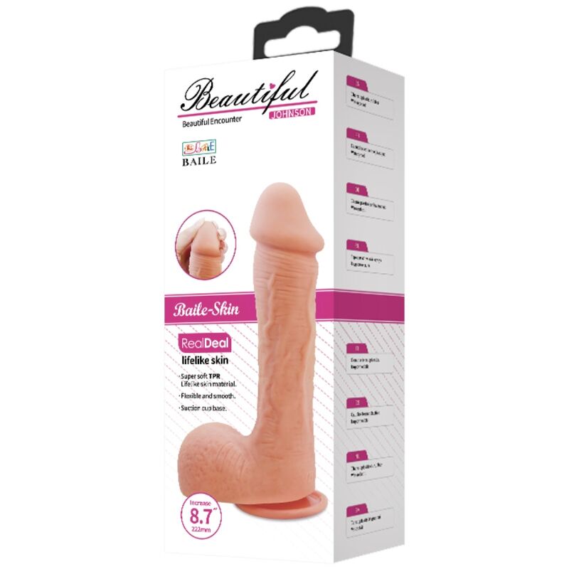 Baile Johnson Realistischer Hautdildo 22 CM
