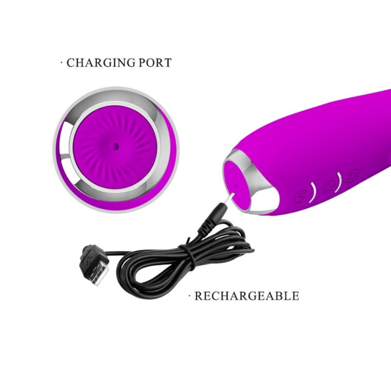 High Molly Vibrator mit Wiederaufladbarer Rotation