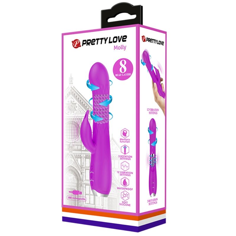 High Molly Vibrator mit Wiederaufladbarer Rotation