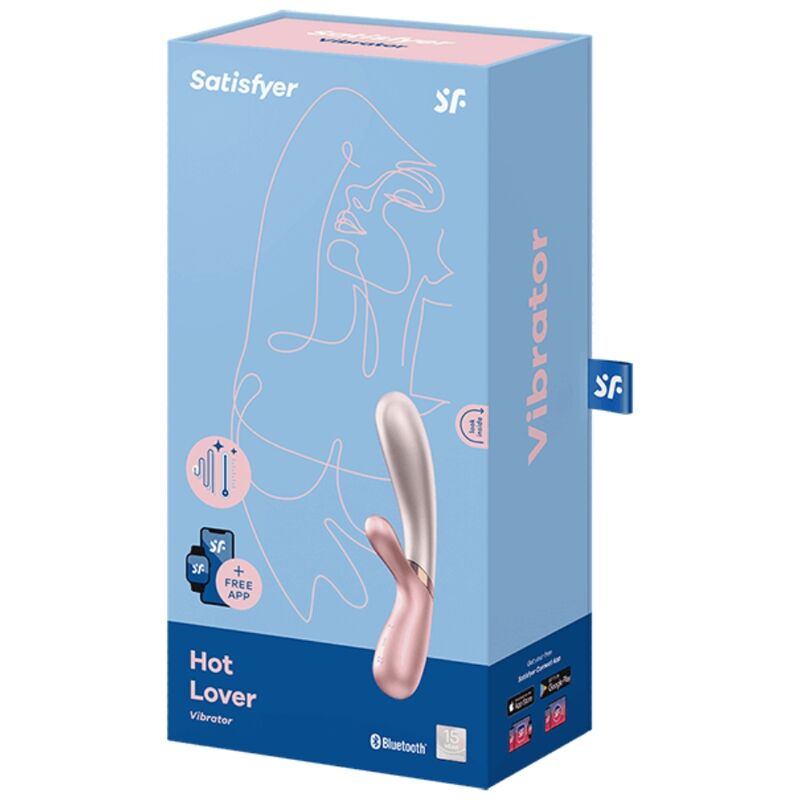 Satisfyer Hot Lover Rabbit-Vibrator – rose/beige, mit Wärmefunktion