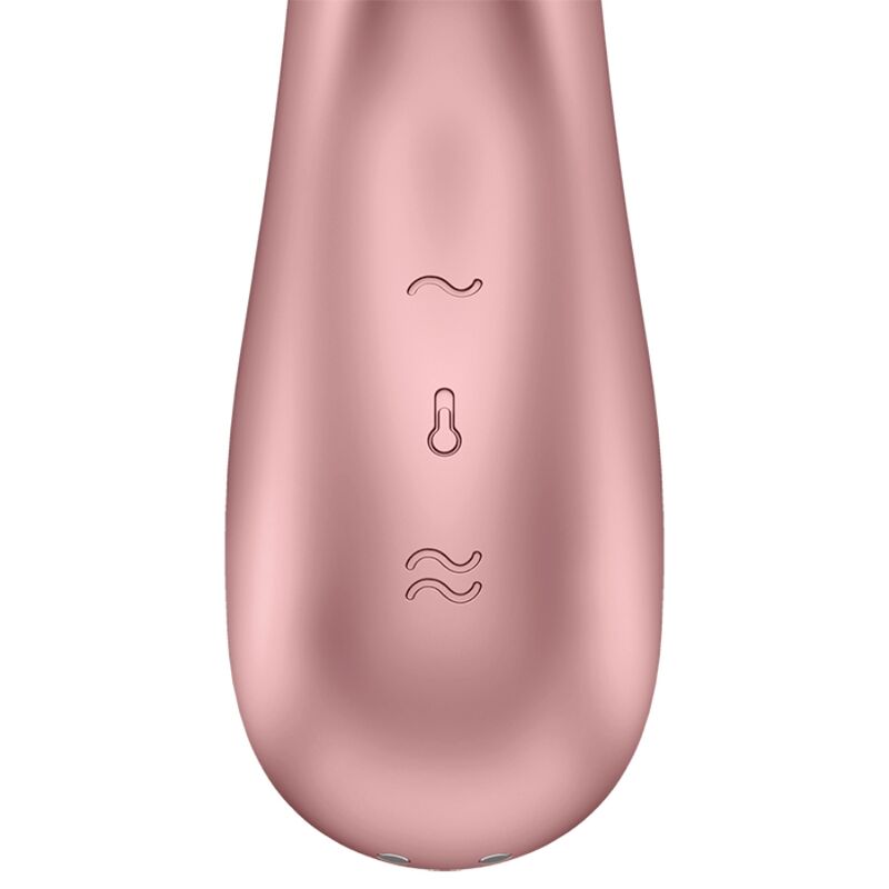 Satisfyer Hot Lover Rabbit-Vibrator – rose/beige, mit Wärmefunktion