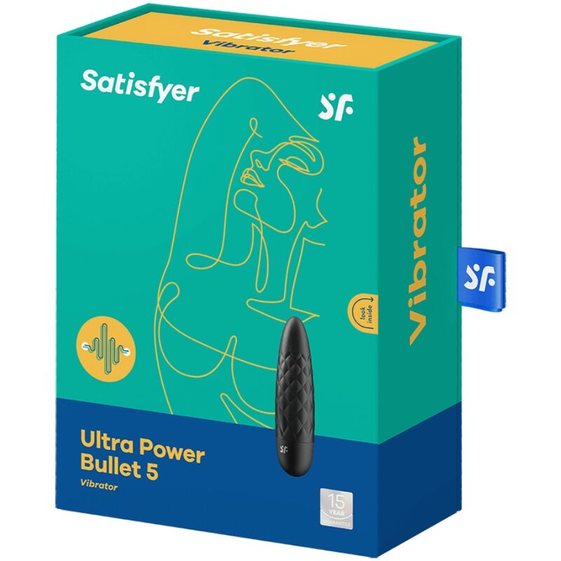 Satisfyer Ultra Power Bullet 5 Mini-Vibrator – schwarz