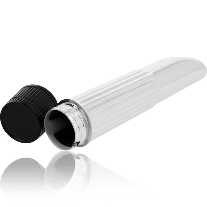Ohmama Klassischer Silbervibrator 13,5 cm – PVC, konische Spitze