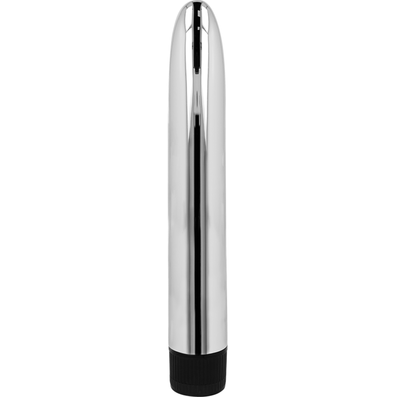 Ohmama Klassischer Silbervibrator 17,5 cm – PVC, mehrere Stufen