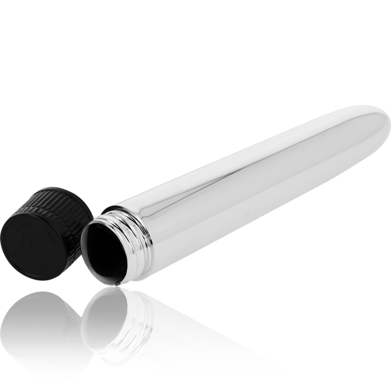 Ohmama Klassischer Silbervibrator 17,5 cm – PVC, mehrere Stufen