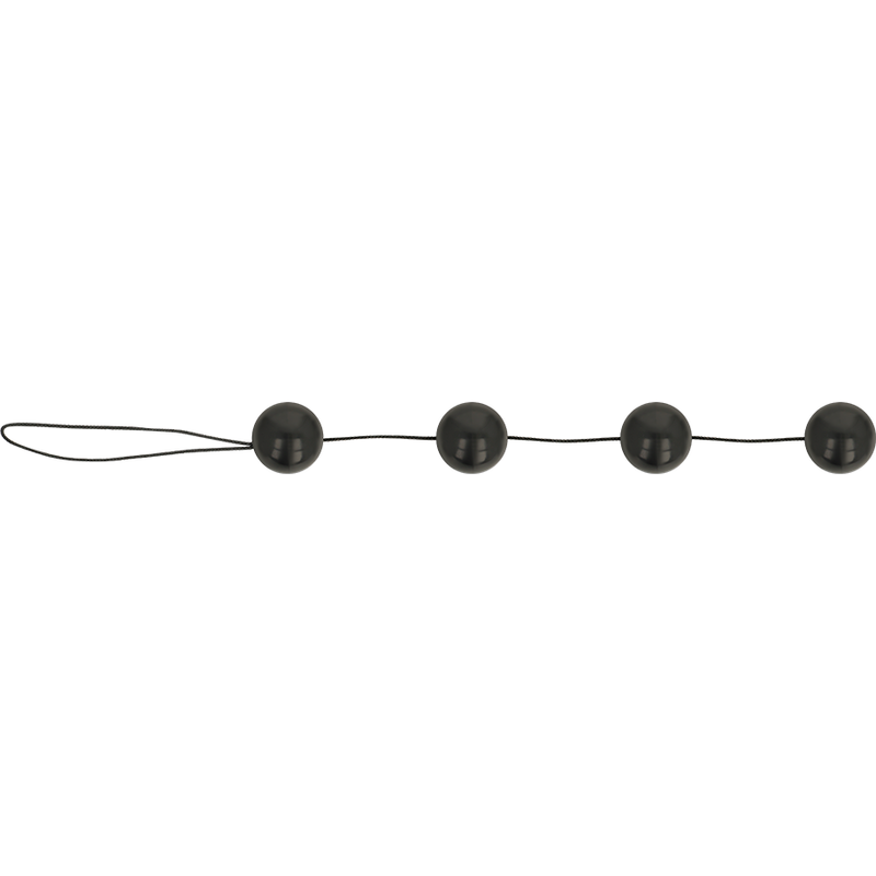 Ohmama Chinesische Analkugeln 170 g – schwarz, ABS