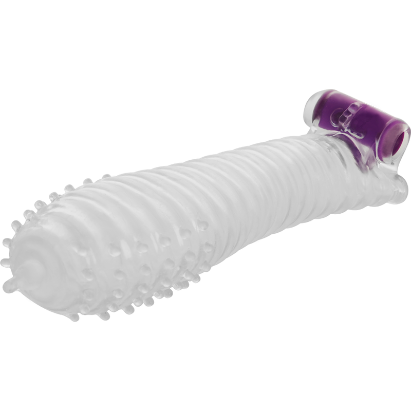 Ohmama Strukturierte Penishülle mit Vibrations-Bullet – Modell 1