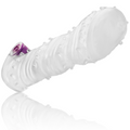 Ohmama Penishülle mit breiter Spitze & Vibrations-Bullet