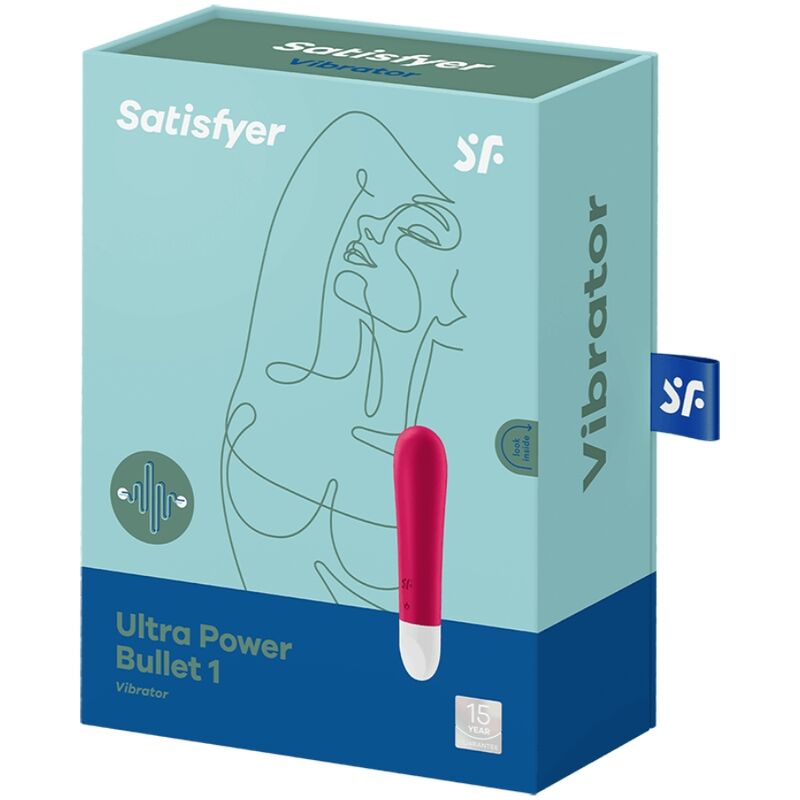 Satisfyer Ultra Power Bullet 1 – abgerundete Spitze, rot