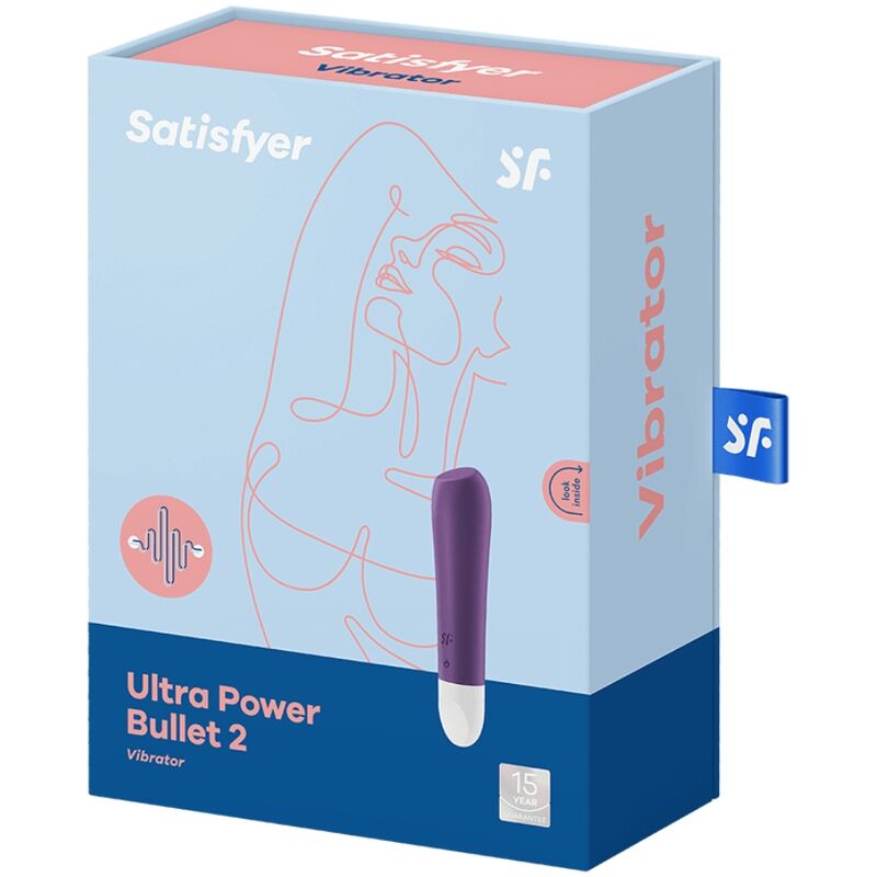 Satisfyer Ultra Power Bullet 2 – flache Spitze, lila