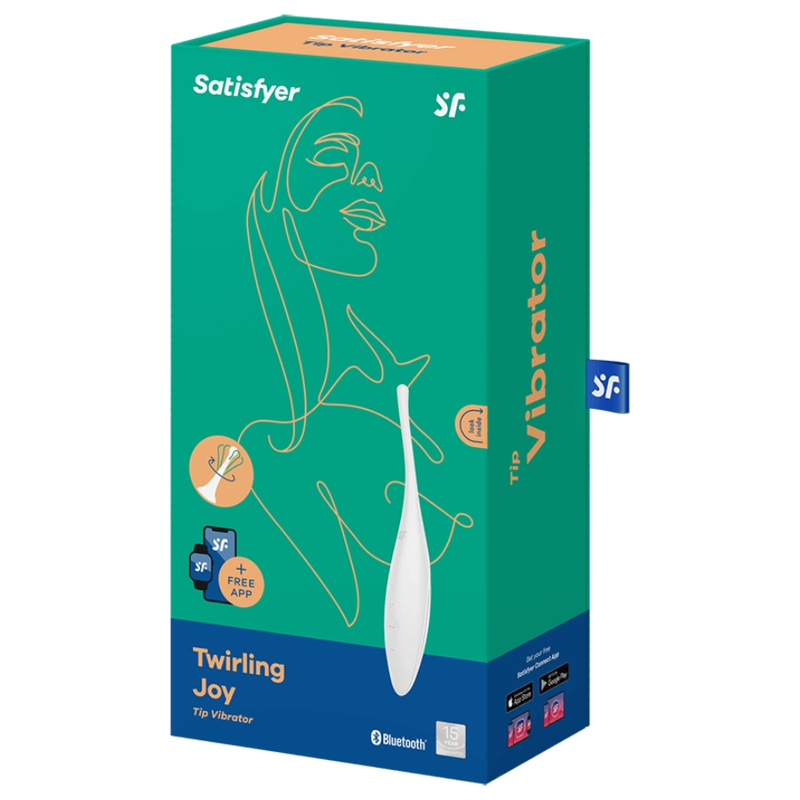 Satisfyer Twirling Joy Clit Tip Vibrator Weiss