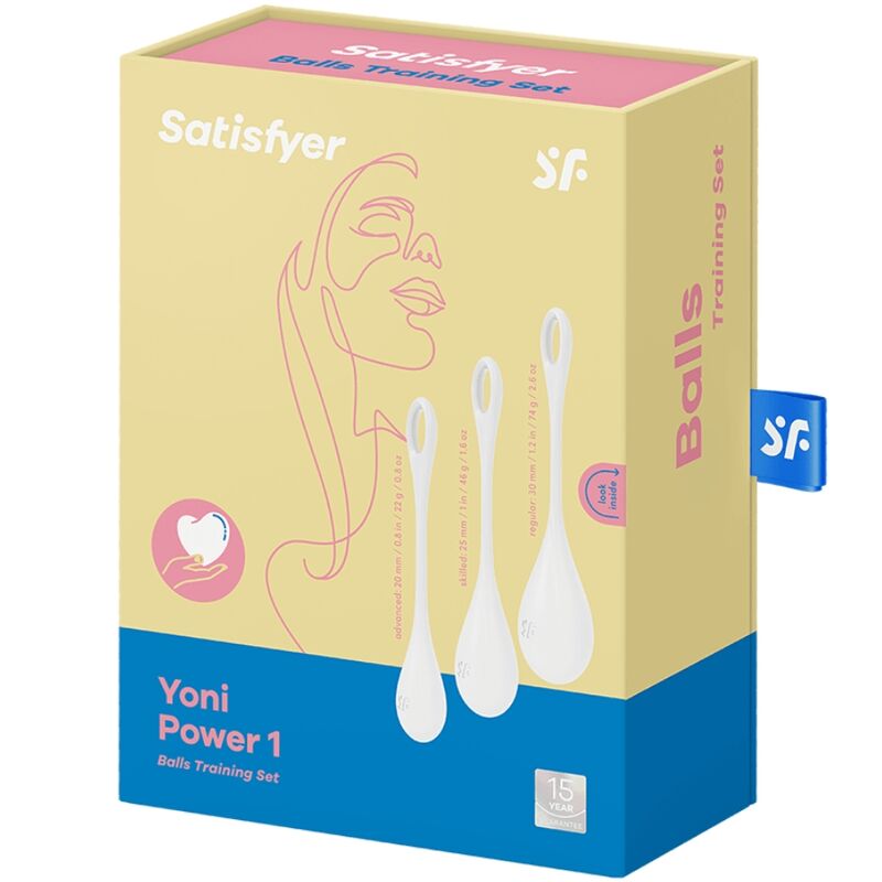 Satisfyer Yoni Power 1 Trainingsset Weiss