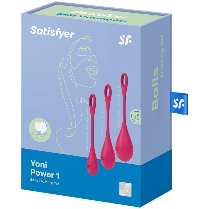 Satisfyer Yoni Power 1 Trainingsset Rot