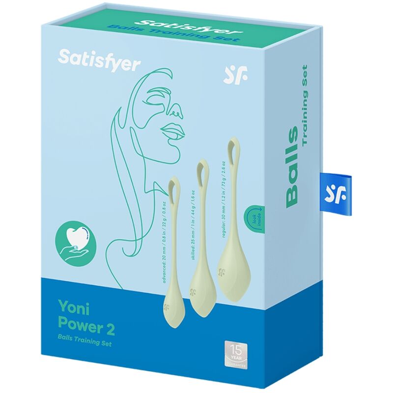 Satisfyer Yoni Power 2 Trainingsset Grün