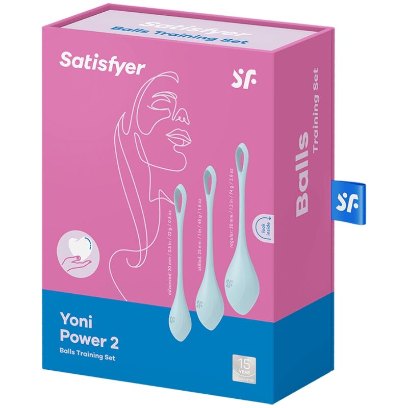Satisfyer Yoni Power 2 Trainingsset Blau