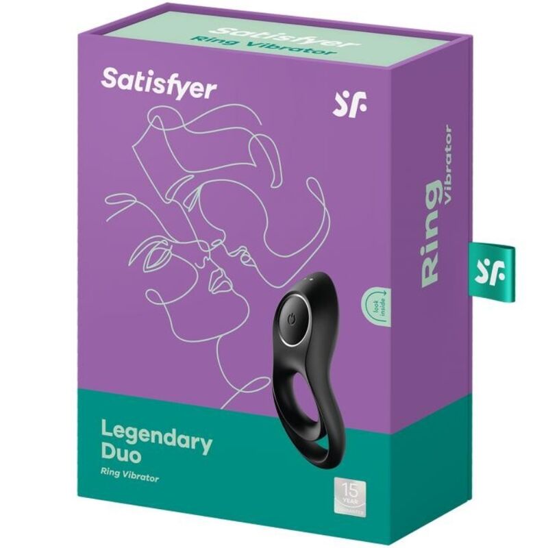 Satisfyer Legendrer Duoring Vibrator Schwarz