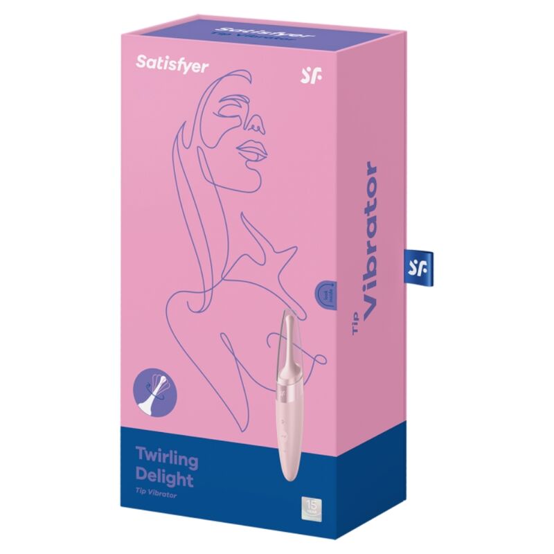 Satisfyer Twirling Delight Clit Tip Vibrator Rosa