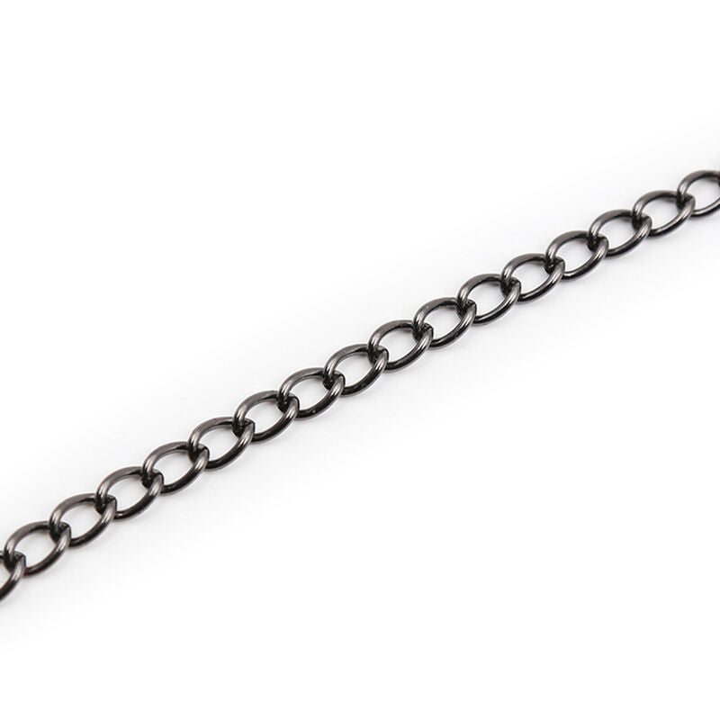 Ohmama Japanische Nippelklammern mit Schwarzer Kette