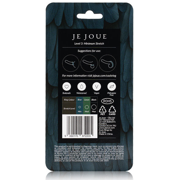 Je Joue Silikon-Penisring blau – minimale Kompression