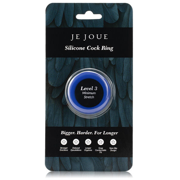 Je Joue Silikon-Penisring blau – minimale Kompression