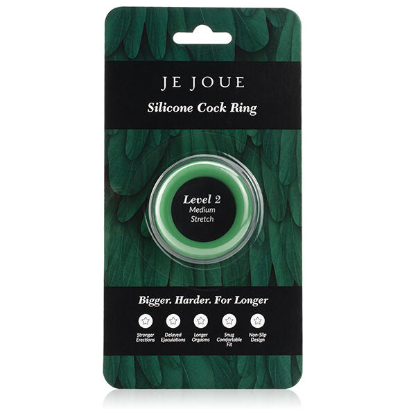 Je Joue Silikon-Penisring grün – mittlere Kompression