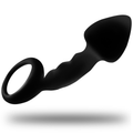 Ohmama Gerippter Analplug mit Ring