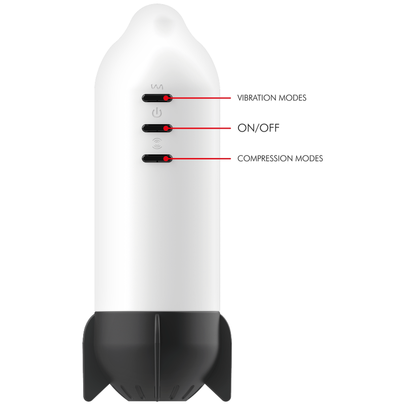 JamyJob Rocket Masturbator – Soft Compression & Vibration