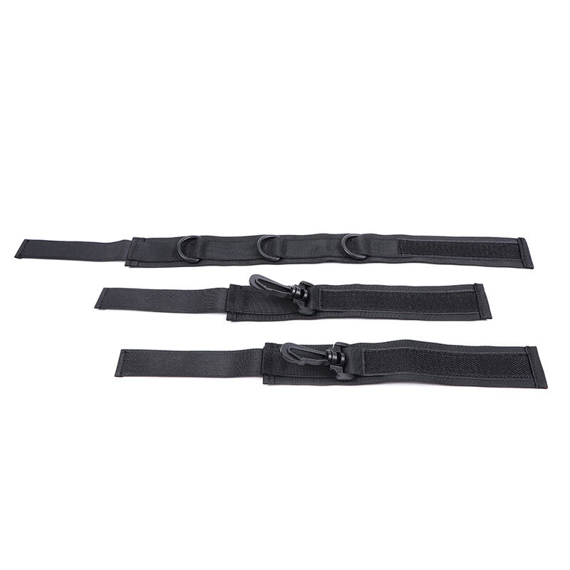 Ohmama Fetish Nylon Hogtie – Halsband & Handschellen, Klettverschluss