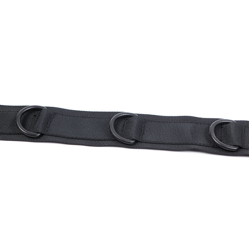 Ohmama Fetish Nylon Hogtie – Halsband & Handschellen, Klettverschluss