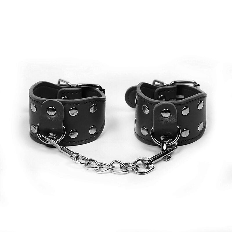 Ohmama Fetish Mini-Handschellen mit Metallband – Einheitsgröße