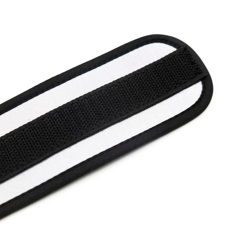 Ohmama Fetish Handgelenkmanschetten aus Neopren – grau