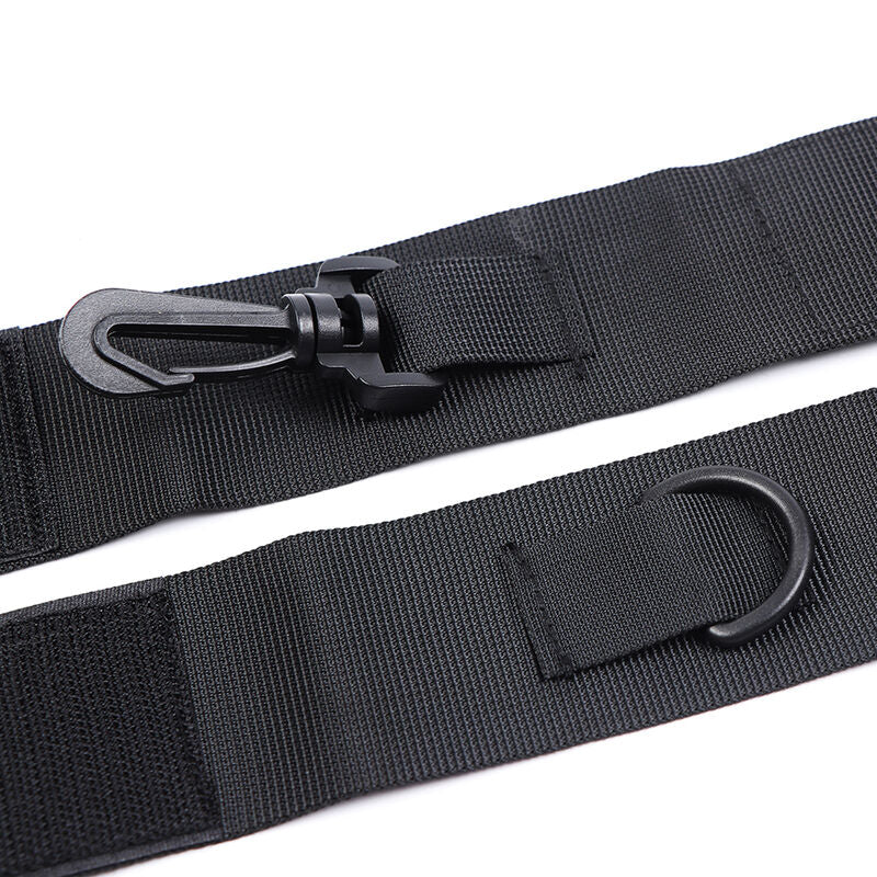 Ohmama Fetish Nylon-Handschellen mit Haken – ohne Riemen