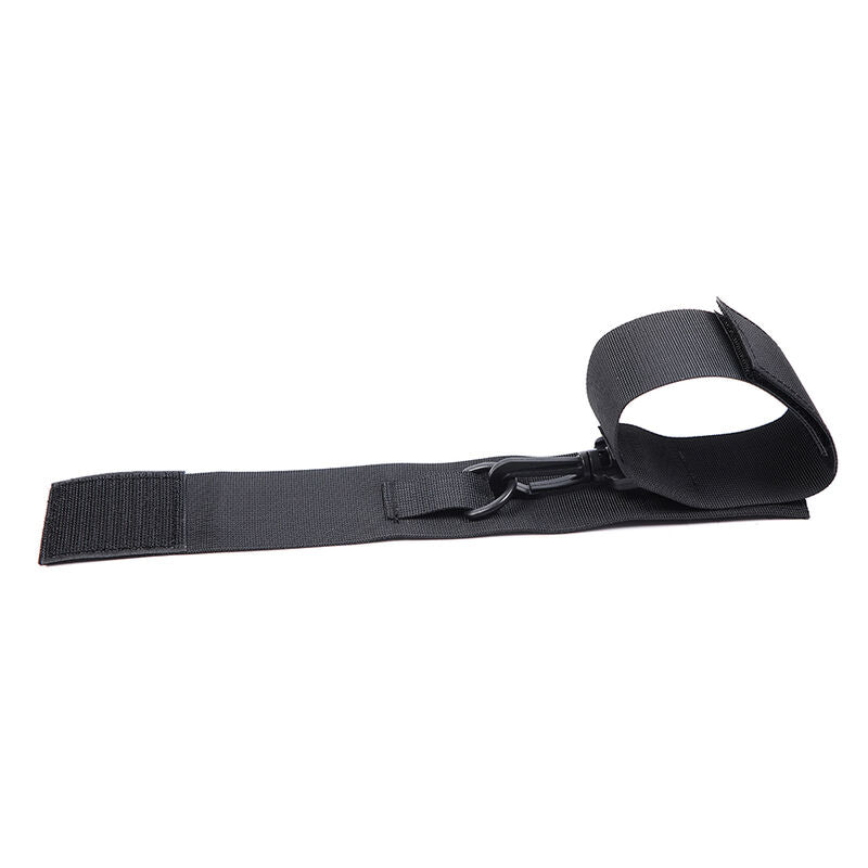 Ohmama Fetish Nylon-Handschellen mit Haken – ohne Riemen