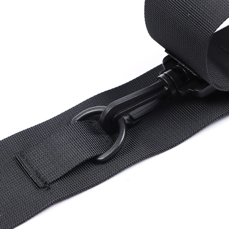 Ohmama Fetish Nylon-Handschellen mit Haken – ohne Riemen