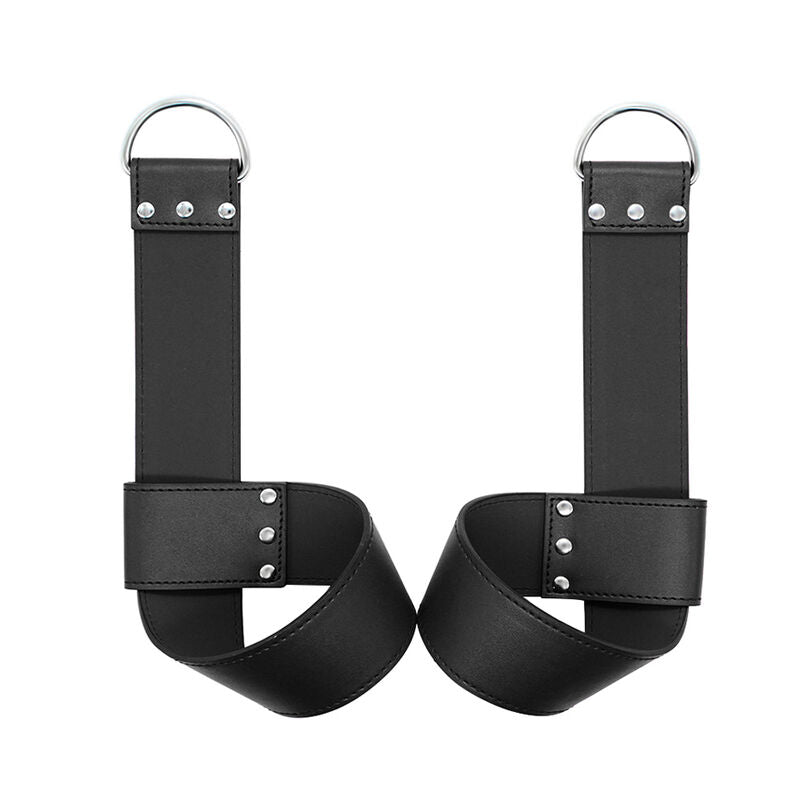 Ohmama Fetish Hand- & Knöchelmanschetten – PVC/Metall