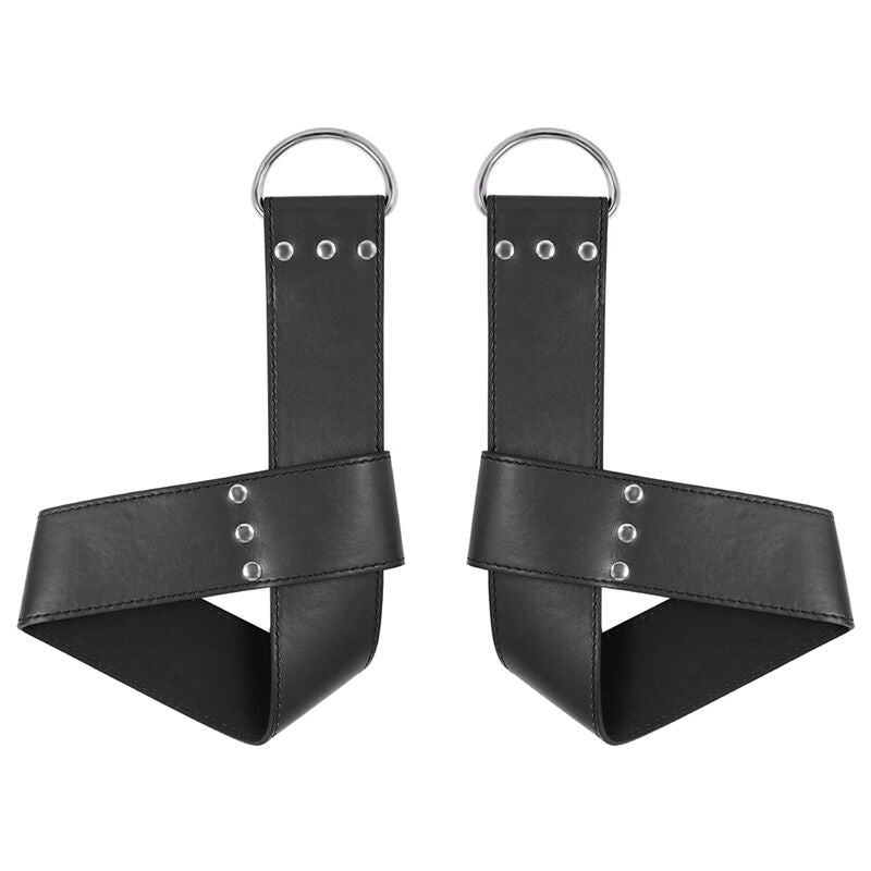 Ohmama Fetish Hand- & Knöchelmanschetten – PVC/Metall