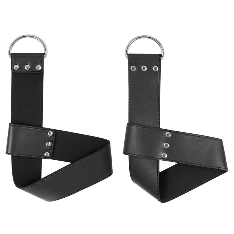 Ohmama Fetish Hand- & Knöchelmanschetten – PVC/Metall