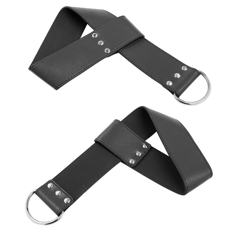 Ohmama Fetish Hand- & Knöchelmanschetten – PVC/Metall