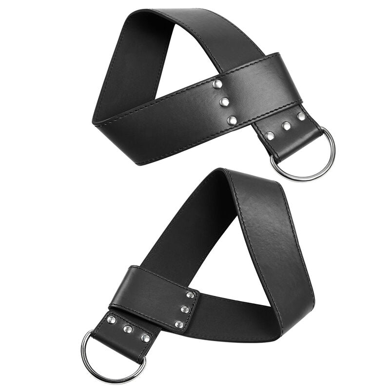 Ohmama Fetish Hand- & Knöchelmanschetten – PVC/Metall