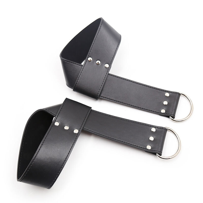Ohmama Fetish Hand- & Knöchelmanschetten – PVC/Metall