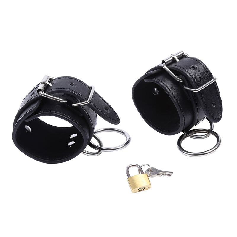 Ohmama Fetish Handgelenkfesseln mit O-Ring-Verschluss