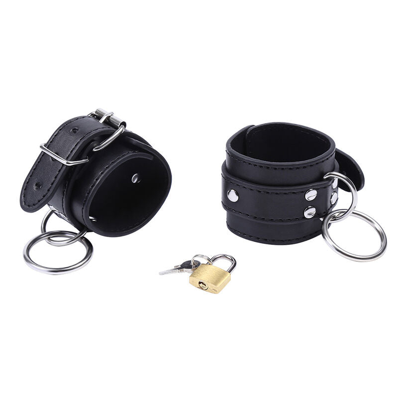 Ohmama Fetish Handgelenkfesseln mit O-Ring-Verschluss