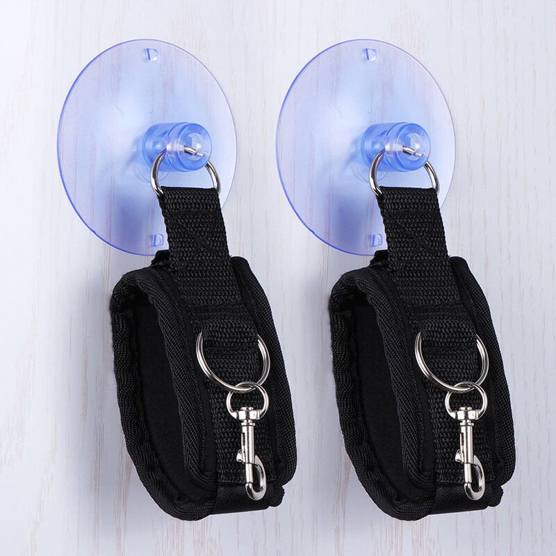 Ohmama Fetish Handschellen mit Saugnäpfen – PVC/Metall