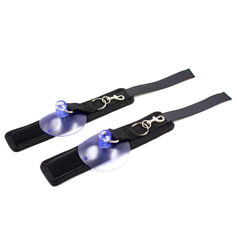 Ohmama Fetish Handschellen mit Saugnäpfen – PVC/Metall