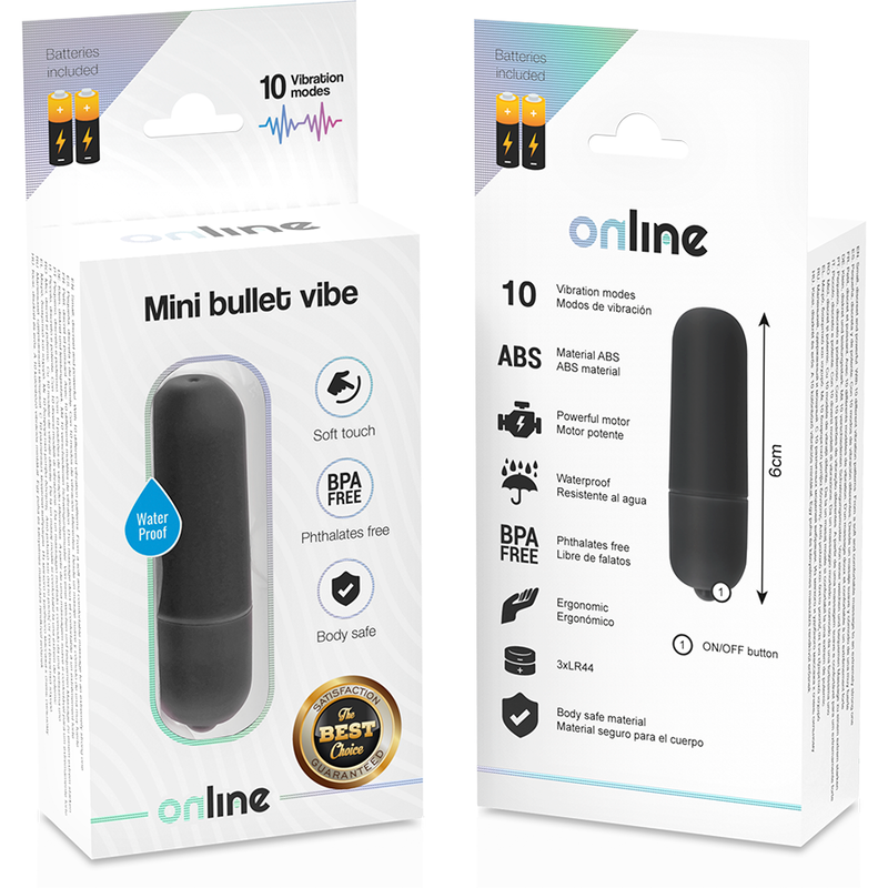 Online Schwarze Mini-vibrationskugel