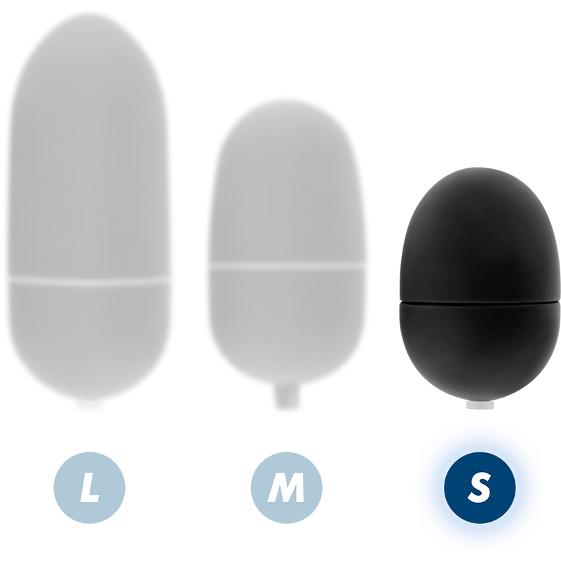 Online Vibrationsei mit Fernbedienung – schwarz