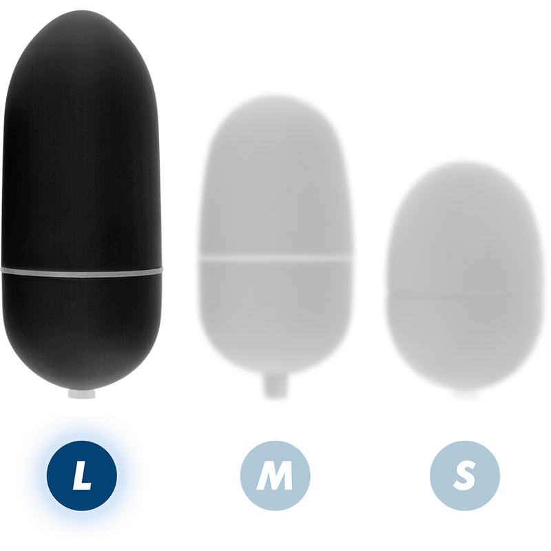 Online Vibrationsei L mit Fernbedienung – schwarz