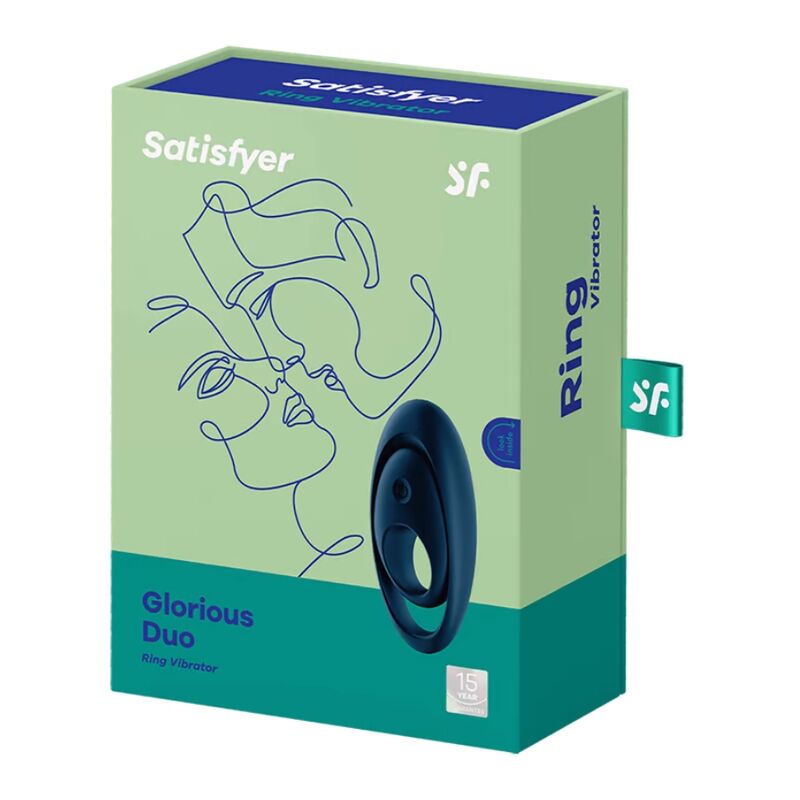 Satisfyer Glorious Duo Ring Vibrator Blau